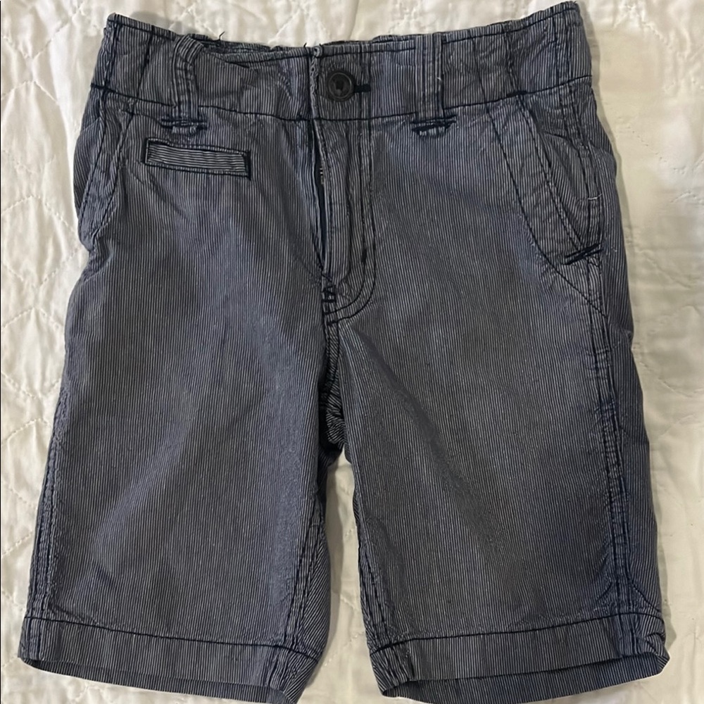 Stylish Navy Striped Kids Shorts
